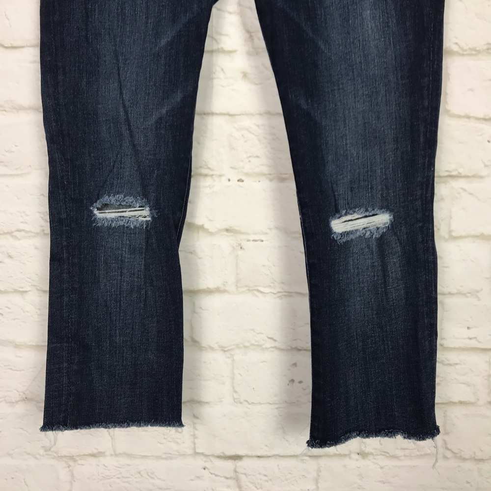 DL1961 Florence Vortex Distressed Raw Hem Capri 27 - Picture 4 of 8